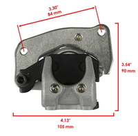 Étrier de frein avant Compatible avec Suzuki King Quad 400 LT-A400/LT-F400 2008-2020,King Quad 450 LT-A450 2007-2010,King Quad 500