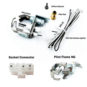 Q3450, Q3453 y Q3480 SmartValve System Pilot Burner Assembly Reemplazo para <span class=keywords><strong>Honeywell</strong></span> Model Q3450C1185 Pilot Lights - Product Image 3