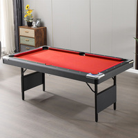 Offre Spéciale Table de Billard Pliable de 76 Pouces, Table de Snooker Pliante de 76" avec Accessoires de Billard de Haute Qualité TP-7628