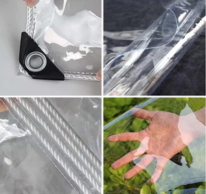 <span class=keywords><strong>Lona</strong></span> de <span class=keywords><strong>PVC</strong></span> <span class=keywords><strong>Transparente</strong></span> para Soldadura, Impermeable y Aislante, para Uso en Exteriores - Product Image 3