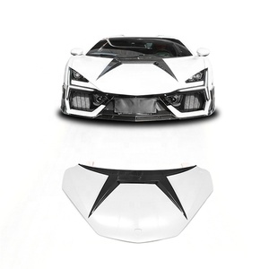 Capot moteur en fibre de carbone sèche pour Lamborghini Revuelto, mise à niveau au style MSY - Product Image 1