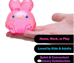 Rabbit Squishy Ball Slow Rising Stress Relief Sensory Fidget <b>Toy</b> for Boys & Girls Unisex Office <b>Desk</b> - Product Image 5