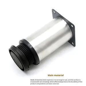 Pied de table en acier inoxydable de haute qualité canapé jambe usine <span class=keywords><strong>pas</strong></span> <span class=keywords><strong>cher</strong></span> meubles matériel de montage - Product Image 2