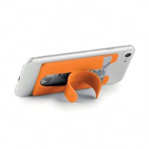 Portefeuille de téléphone fin en silicone adhésif avec logo personnalisé, support universel pour cartes, idéal pour les cadeaux promotionnels - Product Image 3