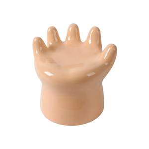 सिरेमिक हाथ के आकार हाथी गहने भंडारण ट्रे प्रवेश द्वार सजावट कुंजी भंडारण, कमरे की सजावट, अच्छी चीजें, क्रिसमस उपहार - Product Image 1