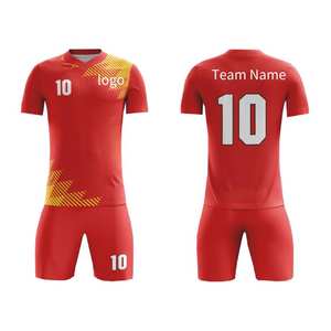 2025年工場直販チームスポーツウェア、チームロゴのカスタマイズに対応、格安サッカーユニフォームを提供 - Product Image 5