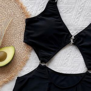 Maillot de bain personnalisé 1 pièce, ensemble de plage de luxe, mini bikini taille haute pour femme, maillot de bain string, tenue de plage - Product Image 3