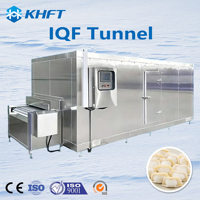 KHFT Hot Sale IQF-vriesproces mango aardbei garnalen vriesmachine tunnelvriezer te koop