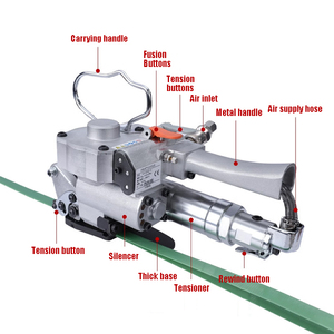 Machine de cerclage pneumatique automatique, outil de cerclage PET/PP, machine d'emballage / machine de cerclage pneumatique - Product Image 5