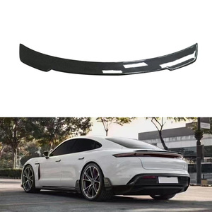 Aileron arrière en fibre de carbone pour <span class=keywords><strong>Porsche</strong></span> <span class=keywords><strong>Taycan</strong></span> 4S/Turbo/Turbo <span class=keywords><strong>S</strong></span> 9J1 Sedan 4 portes 2019-2023 - Product Image 1
