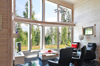 Installation de Villa de luxe en bois et acier léger