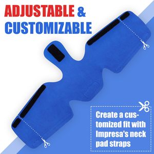 Cpap Nek Pad Comfortabele En Zachte Fleece Stof Ter Vermindering Van Gezichtsdruk Lengte Verstelbare Cpap Strap Nek Pad - Product Image 6