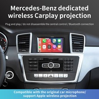 Décodeur Carplay sans fil d'approvisionnement d'usine d'itinéraire pour Mercedes Benz série A/B/C USB carte SD TFT LCD GPS Navigation AI Box