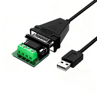 DTECH IOT5072 Adaptador Convertidor de Puerto Serie USB 2.0 a RS485, Cable de Comunicación con Chip PL2303GR