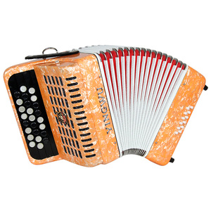 Facile à pousser et à tirer 25 touches 12 basses <span class=keywords><strong>clavier</strong></span> diatonique <span class=keywords><strong>bouton</strong></span> accordéon - Product Image 2
