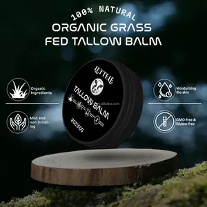 Bálsamo natural de sebo bovino para cuidados com a pele, bálsamo orgânico multifuncional sem perfume, cura e hidrata a pele sensível com azeite