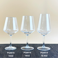 Verre à vin en acrylique de qualité alimentaire 460 ml, sans BPA, incassable, avec logo personnalisé