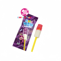 Coloful musique mélodie Lolly bâton bonbons jouet OEM personnalisé Sucette aigre doux fruité saveur magique sifflet dur sucette