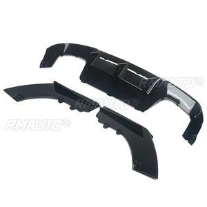 Diffuseur arrière sport MagicKit noir peint style PSM 3 pièces pour BMW F87 M2 2014-2020 - Product Image 4
