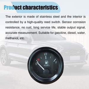 SX-TECH 2インチ/52mm ユニバーサル燃料レベルゲージキット 12V ボート/SUV 燃料センサー E-1/2-F ポインターメーター 水位センサー 中国製 - Product Image 4