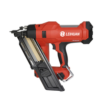 Pistolet à clous en acier à batterie au lithium sans fil électrique, pistolet à papier, utilisé pour fixer le bois LEIHUAN DCFN3490