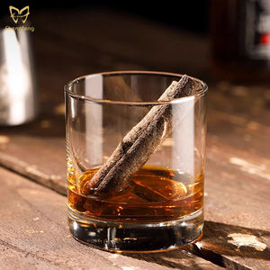 300Ml 10Oz Cao Cấp Cũ Fashioned Whiskey <span class=keywords><strong>Glass</strong></span> Rõ Ràng Pha Lê Whiskey Kính Cho Bourbon,Tequila, Rượu Thủy Tinh - Product Image 5