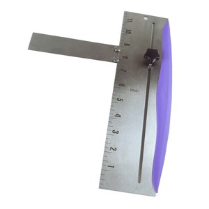 Alat Dekorasi Kue Kualitas Tinggi Ekstra Besar Stainless Steel Kue Pengikis Halus Sisir Pisau Kue Icing Halus - Product Image 6