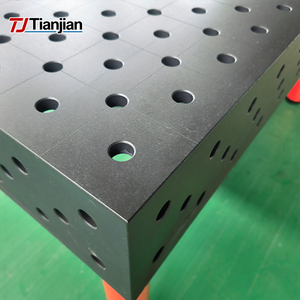 OEM Custom Gusseisen 3D-Schweißbefestigungstisch mit 16mm/28mm modularen Löchern und Klemm sätzen für die Metall bearbeitungs werkstatt - Product Image 4
