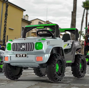 Coche de juguete eléctrico de fábrica de China con música de columpio, coche de Control remoto para niños, precio barato alimentado por batería de plástico Unisex - Product Image 4