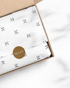 Pegatinas de papel de seda coloridas con logotipo personalizado de una cara para regalo de rubor cosmético papel de escritura colorido colores diversos para - Product Image 1