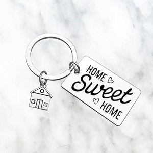 Sweet First House Chaînes Famille Cadeaux Couples Porte-clés Nouvelle Maison <span class=keywords><strong>Immobilier</strong></span> Porte-clés - Product Image 2
