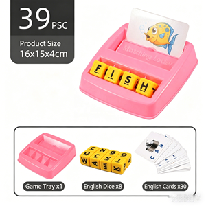 <span class=keywords><strong>Jeux</strong></span> éducatifs AJB Toys, jeu d'association de lettres, jouets éducatifs pour garçons et filles, jeu de société pour fête d'anniversaire - Product Image 3