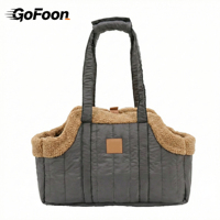 Sac de transport pour animaux de compagnie écologique et portable, idéal pour les voyages en plein air, la randonnée, le panier avant de vélo pour chiens, chats et chiots