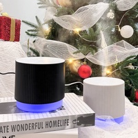 Diffuseur d'arômes portable 200 ml, mini humidificateur USB avec lumière LED, fonctionnement silencieux, vitesse réglable, pour la maison, le bureau, la voiture, les voyages, l'hôtel