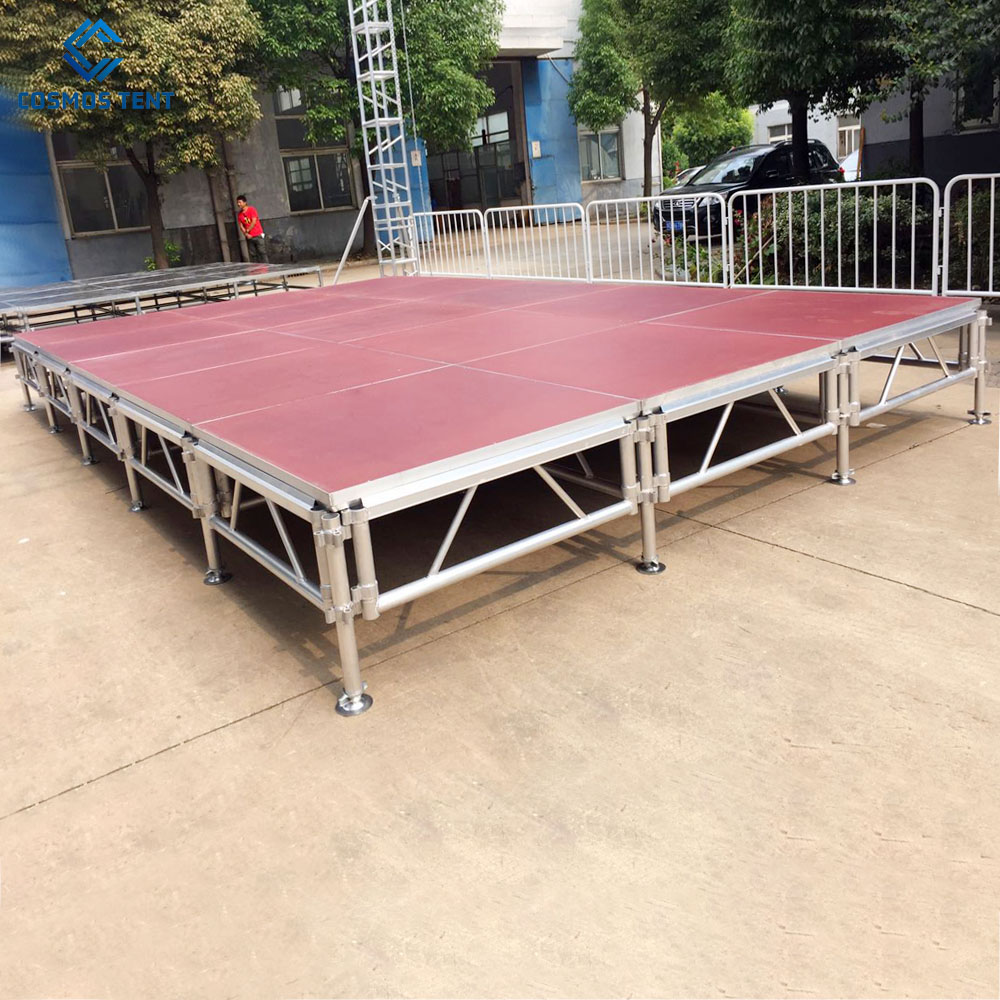 16x24ft Assembleren Draagbare Podium Beweegbare Aluminium Podium Voor Outdoor Concert Evenement