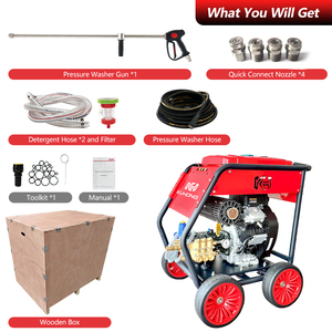 Nettoyeur haute pression industriel Kuhong de haute qualité et au meilleur <span class=keywords><strong>prix</strong></span> 4350psi 5075psi 7500psi 10150psi ultra haute pression - Product Image 2