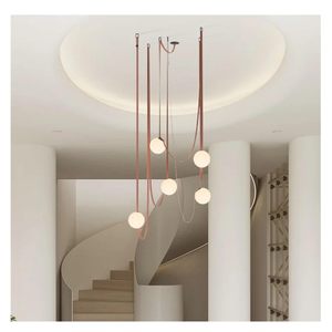 Pendant <b>Light</b> Long Shape E27 <b>LED</b> Adjustable Height For Restaurant Hotel Bar Reception Desk - Product Image 1