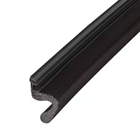 Joint d'étanchéité en EPDM co-extrudé à double dureté avec bulbe en mousse et base à rainures pour cadre de porte et fenêtre