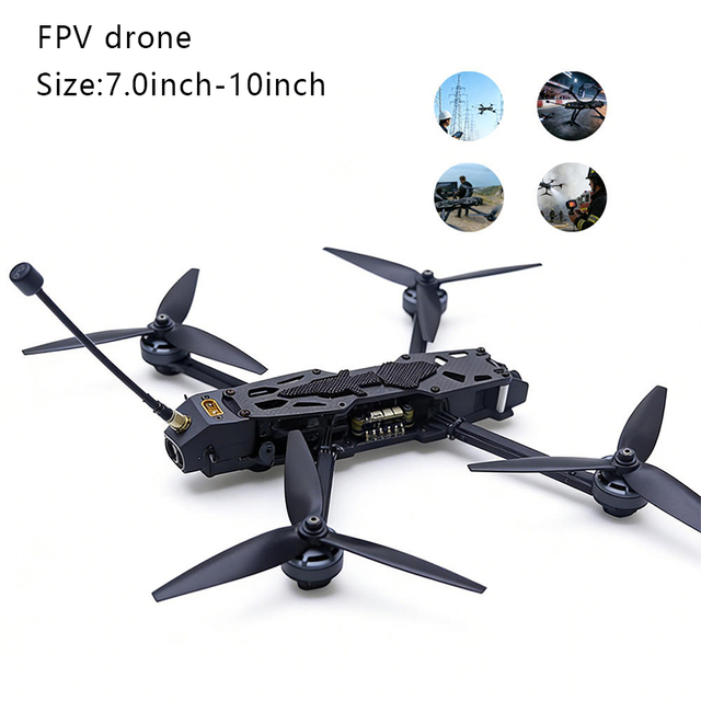 7inch FPV Racing Drone Thermal Imaging Camera 9.7mm Resolution Night Vision Infrared Camera CVBS Output Fpv Quadcopter Drone
