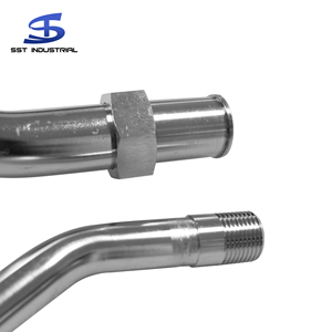 Coude en acier inoxydable personnalisé de diamètre 4-5 pouces, échangeur de chaleur, tube à 90 degrés, 304 316, coude de tuyau - Product Image 6