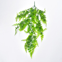 O-X0195 Pas Cher En Plastique En Plein Air Plantes fleur Boston Fougère Fleurs Vigne Plantes Artificielles Vignes Fougères Persan Rotin Plante Suspendue