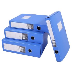 A4 Thickened File Box <b>Plastic</b> <b>Folder</b> Organizer Office Student Document Storage Rectangle PVC Space Saving - Product Image 2