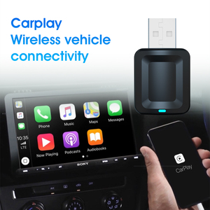 2 trong 1 không dây Carplay Adapter Plug & cắm tự động kết nối không có sự chậm trễ chuyển đổi có dây để không dây tương thích cho iPhone & <span class=keywords><strong>Android</strong></span> - Product Image 3