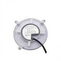 Lumière LED murale pour piscine de 260 mm, remplie à 100 % de résine, IP68, couvercle givré, RGB multicolore, lampe sous-marine pour piscine