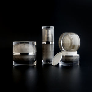 ชุดขวดอะคริลิค 10 กรัม 15 กรัม 30 กรัม 50 กรัม กระปุกครีม 15 มล. 30 มล. 50 มล. ขวดโลชั่น พิมพ์ซิลค์สกรีน ฝาเกลียว สำหรับผลิตภัณฑ์ดูแลผิว คลาสสิก - Product Image 3