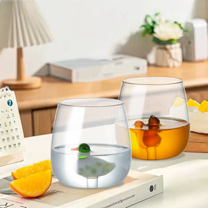 Taza <span class=keywords><strong>de</strong></span> café 3D para beber, taza <span class=keywords><strong>de</strong></span> vidrio <span class=keywords><strong>de</strong></span> borosilicato, taza bonita, taza interior <span class=keywords><strong>de</strong></span> animales, taza <span class=keywords><strong>de</strong></span> té <span class=keywords><strong>de</strong></span> dibujos animados <span class=keywords><strong>sin</strong></span> mango, vidrio soplado a mano - Product Image 6