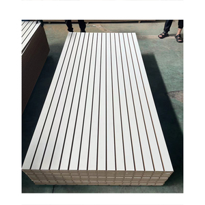 Panel de visualización de melamina MDF Slatwall con panel de exhibición de <span class=keywords><strong>tienda</strong></span> minorista de aluminio ranurado <span class=keywords><strong>Muebles</strong></span> comerciales <span class=keywords><strong>baratos</strong></span> - Product Image 4