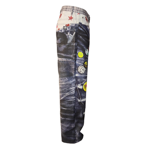<span class=keywords><strong>Jeans</strong></span> da Uomo a Gamba Dritta in 100% Cotone Stile Vintage Punk |   Stampa Digitale 3D HD Diretta per Artigianato |   Accettiamo modelli personalizzati OEM - Product Image 4
