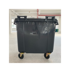 Cubo de <span class=keywords><strong>basura</strong></span> plástico <span class=keywords><strong>del</strong></span> cubo de <span class=keywords><strong>basura</strong></span> móvil de los contenedores de <span class=keywords><strong>basura</strong></span> de gran tamaño de 1100 litros - Product Image 4