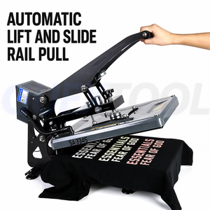 Machine de transfert thermique semi-automatique pour l'impression de t-shirts, machine à chaleur plate avec contrôle précis de la température pour l'impression de vêtements - Product Image 2